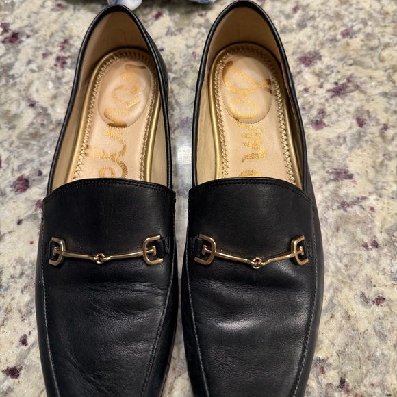 Sam Edelman Black Loafer Shoes Classic Preppy - Picture 3 of 11